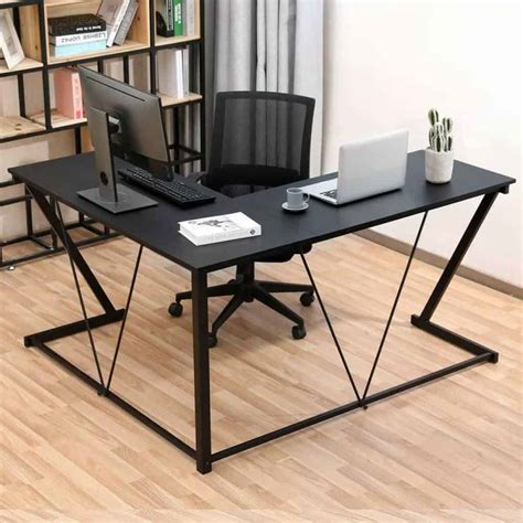 Black L Shaped Modern Desk Affordable Modern Design Furniture And