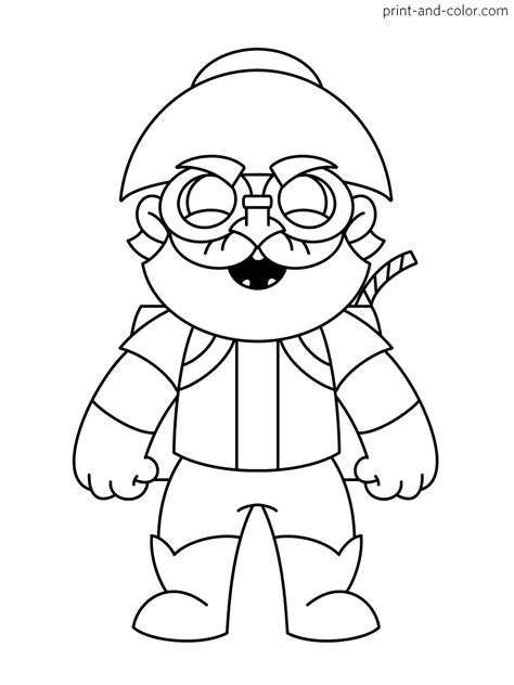 Then you can print it and color it as brawl stars is a mobile game developed and published by the finnish studio supercell. Brawl Stars coloring pages | Print and Color.com