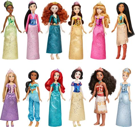 Disney Princess Royal Collection 12 Royal Shimmer Fashion Dolls With
