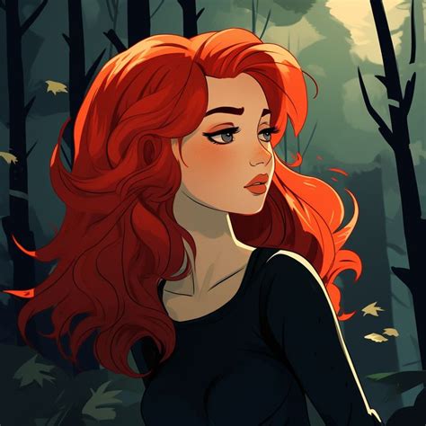 Pin By Davidenko Daria On Red Hair In 2024 Red Head Cartoon Redhead