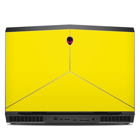 Solid State Yellow Alienware 17 R5 Skin Istyles
