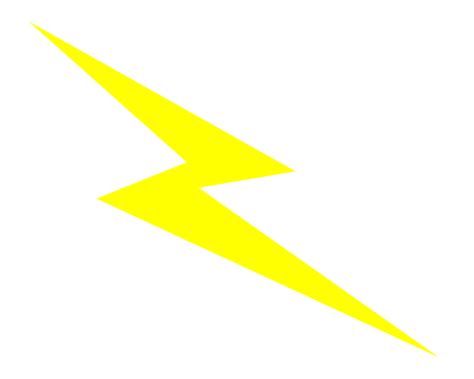 Lightning Bolt Yellow Lightening Bolt Clip Art At Vector Clip Art Image