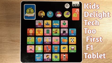 Kidz Delight Tech Too First F1 Tablet Review Youtube