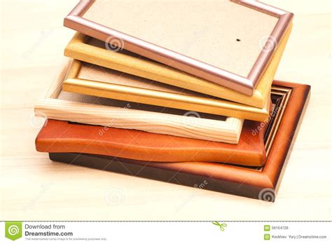 Stack Of Picture Frames Stock Photo Image 56104726