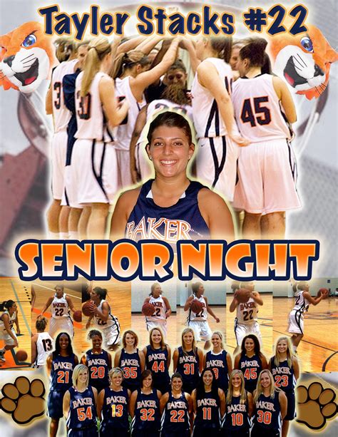 Pin by Amy Leach on Senior Basketball Pictures | Senior night gifts