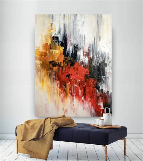 Large Abstract Paintingmodern Abstract Paintingbright Painting Art