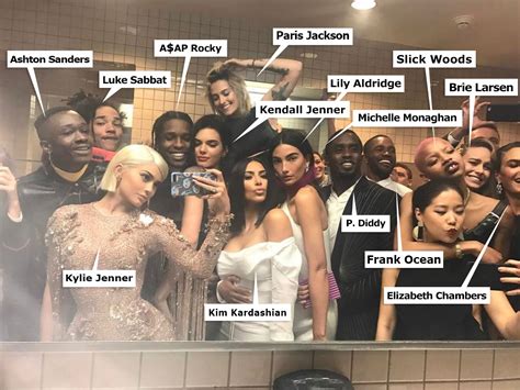 Everyone In Kylie Jenners Celeb Filled Met Gala 2017 Bathroom Selfie