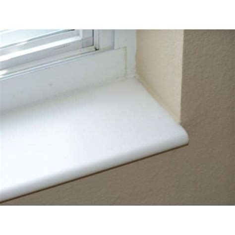 Siltech Innovative Windowsill Products Designer White In X In X In Acrylic