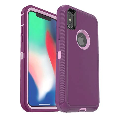 Rugged Shockproof Defender Case Cover Clip For Iphone X Xs Max Xr 11