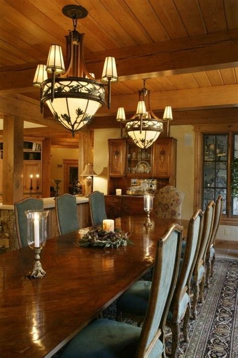 Pin By April Hutchison On Log Homes Rustic Dining Room Log Homes