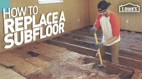 Install subfloor in bathroom : How to Remove and Replace a Rotten Subfloor | The Learning ...