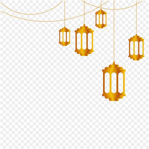 Ramadan Kareem Lantern Vector Hd Images Ramadan Gold Lantern Vector