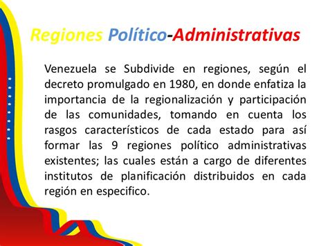 Regiones De Venezuela Regiones Político Administrativas De Venezuela