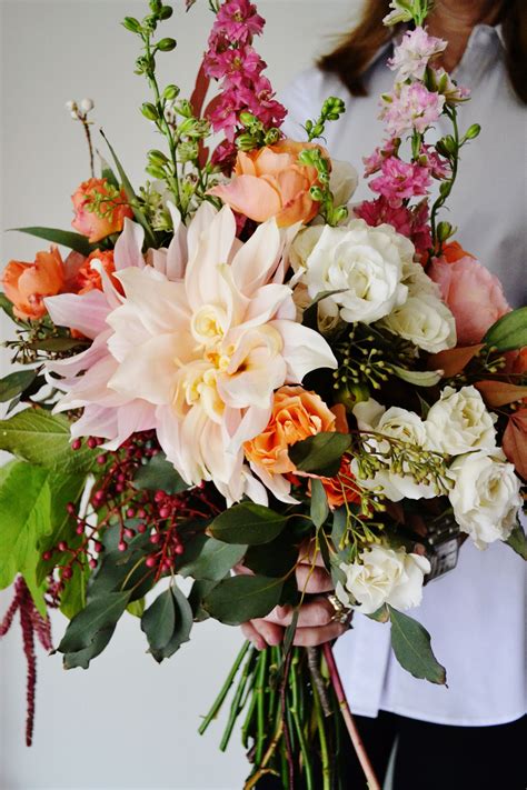 In flowers by kyla helgesonmarch 6, 20172 comments. Cafe Au Lait Dahlia bouquet. Mack Floral Design. www ...