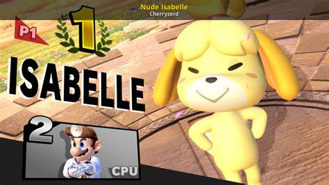 Nude Isabelle Super Smash Bros Ultimate Mods