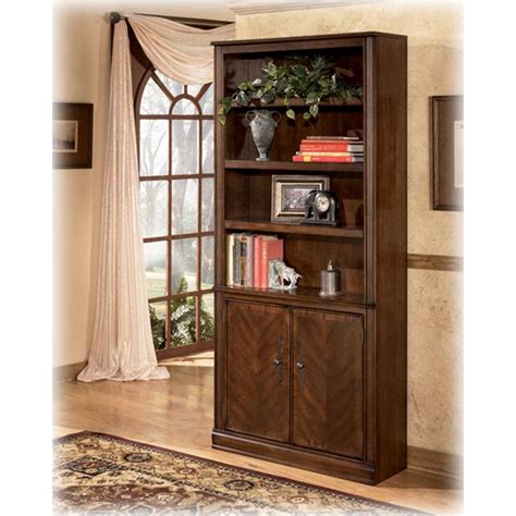 H527 18 Ashley Furniture Large Door Bookcase