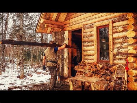 Building A Rustic Log Cabin Wood Plank Flooring And The Cost Of Early