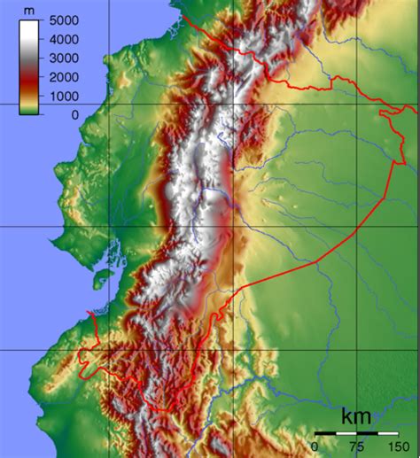 Mapa De Las Hoyas Del Ecuador