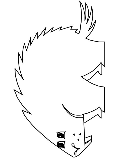 The long sharp quills covering their heads are the most obvious feature. Porcupine Animals Coloring Pages coloring page & book for ...
