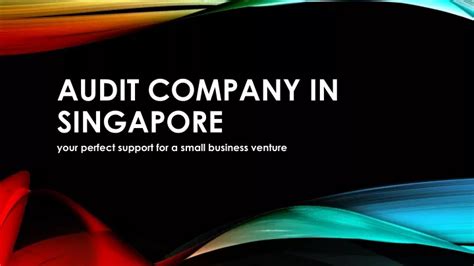Ppt Best Audit Company In Singapore Powerpoint Presentation Free