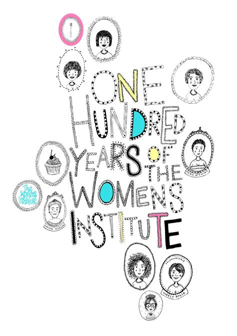 one hundred years of the womens institute poster the women s institute is turning 100 in 2015