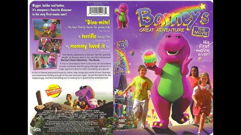 Barney Great Adventure The Movie Vhs Version