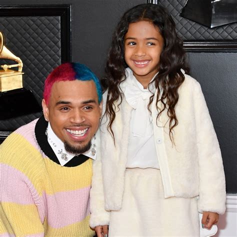 Chris Brown Brings 5 Year Old Daughter Royalty To The 2020 Grammys E Online Uk