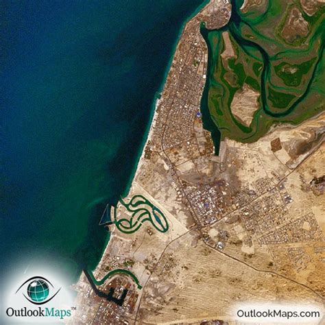 Aerial Map Of Dubai