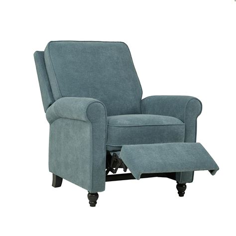 They're great for sitting for long periods leaving no pains and aches over a standard sofa or chair. ProLounger Caribbean Blue Chenille Push Back Recliner ...