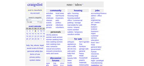 Craigslist Reno The City S Hidden Resource For Bargain Hunters