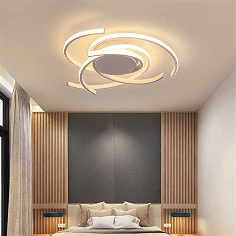Moderna lámpara techo para comedor o cocina, lámpara de techo regulable, lámpara para dormitorio, mesa de comedor, salón, diseño redondo , metal acrílico. Luz Techo Dormitorios Plafon LED Diseño Lamparas de Techo ...