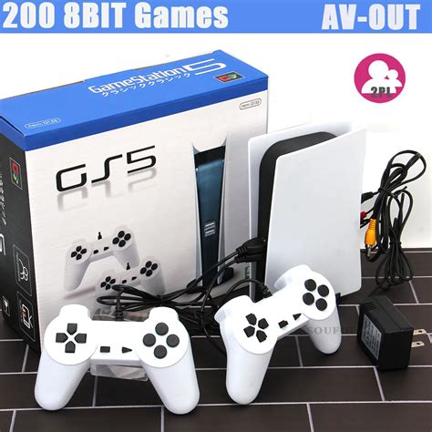 New Gs5 Game Station 5 Video Game Console With 200 Classic Games 8 Bit