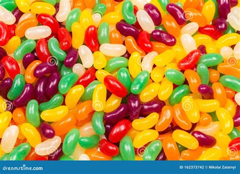 Colorful Jelly Beans Isolated On White Stock Photo Image Of Junk