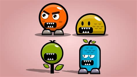 4 Simple Characters Made In Inkscape Youtube