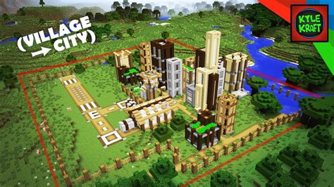 Minecraft Oak Birch And Dark Oak Village City Survival Base Youtube