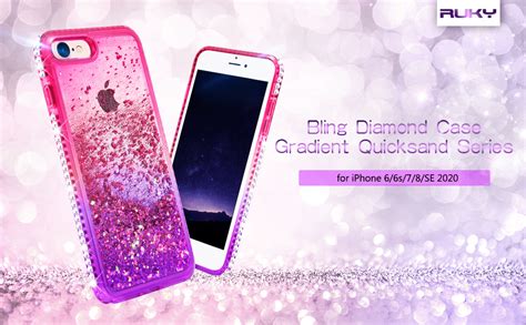 Ruky Iphone 6 6s 7 8 Glitter Case Iphone Se 2022 Case