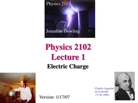 Ppt Physics 2102 Lecture 1 Powerpoint Presentation Free Download Id9383536