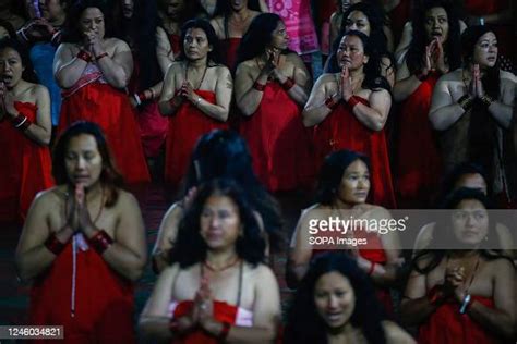 nepalese hindu women devotees pray before taking a holy bath on the news photo getty images