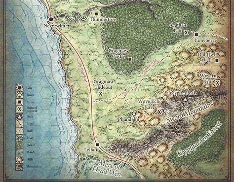Image Result For Sword Coast Maps Lost Mines Of Phandelver The