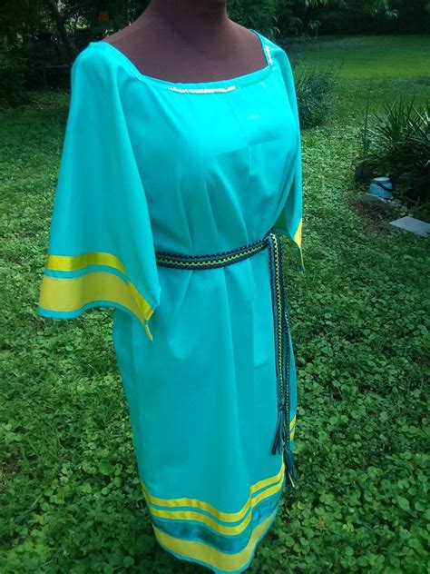 Womens Southern Cloth Style T Dress Regalia With Etsy Canada