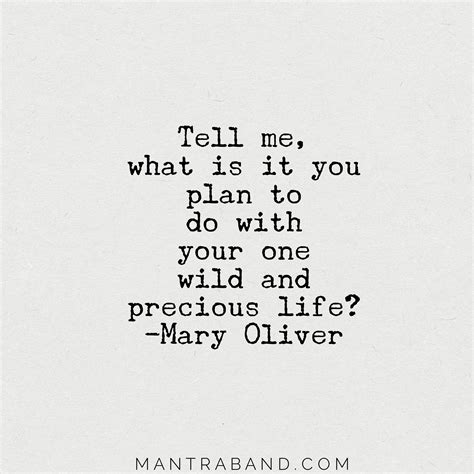 Mary Oliver Poem Your One Wild And Precious Life