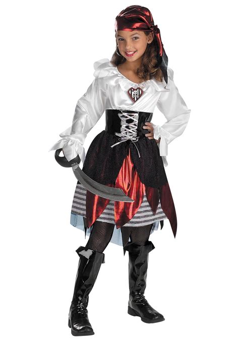 Pirate Lass Child Costume Ebay With Images Pirate Halloween