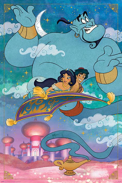 A whole new world aladdin and jasmine duet fan dub disney's aladdin. Aladdin - A Whole New World Poster | Sold at UKposters