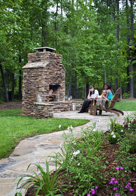 Paver Walkway Outdoor Fireplace And Retaining Walls Paver Walkway
