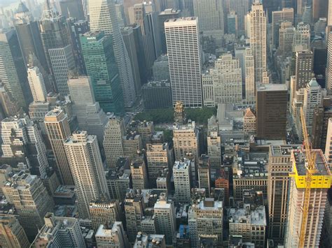 1920x1200 New York City Top View Street Skyscrapers Wallpaper