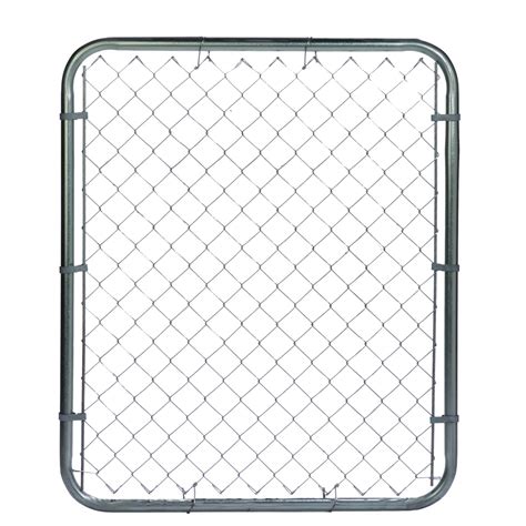 Lowe's 4-ft H x 3.5-ft W Galvanized Steel Chain Link Fence Gate | 85221