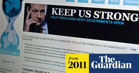 Wikileaks Prepares To Release Unredacted Us Cables Media The Guardian