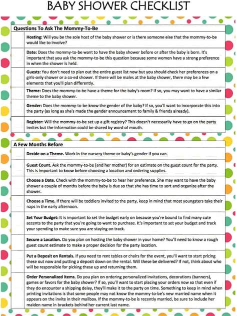 The tech you need for virtual baby showers. Baby Shower Checklist (Free Printable) - Moms & Munchkins