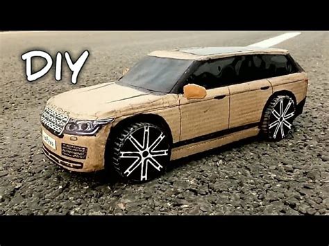 How To Make A Rc Car Land Rover Range Rover 2017 Amazing Diy Cardboard Car Cardboard Paper Car