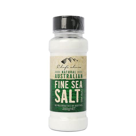 Natural Australian Fine Sea Salt With Shaker 200g Good Food Maldives
